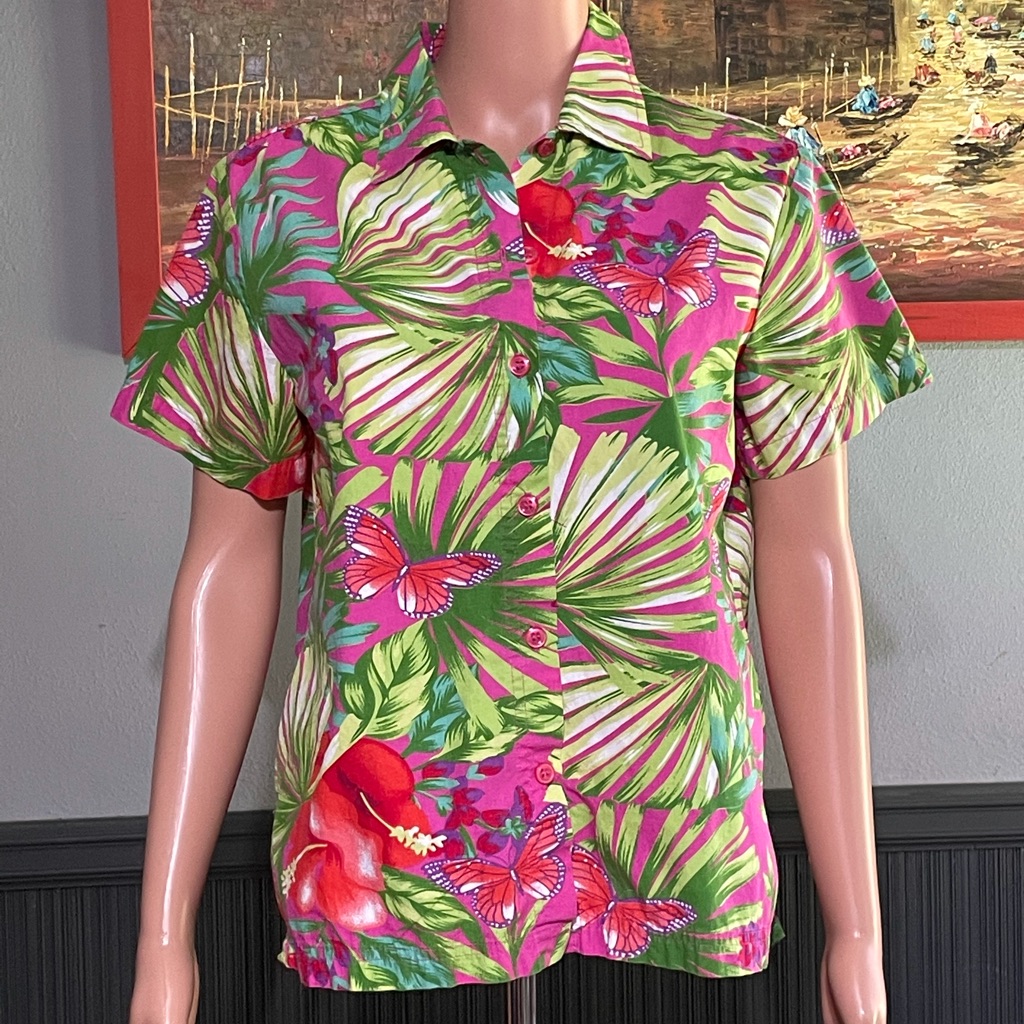 Vintage Victoria Jones Button Down Shirt Sz  S